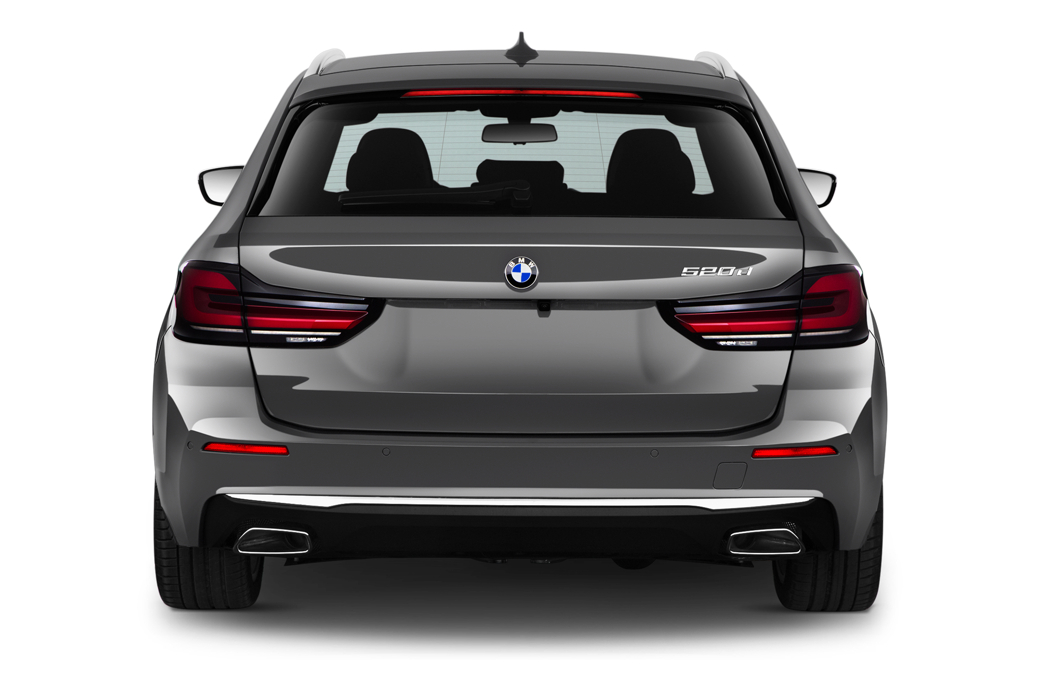 BMW 5 Series Touring (Baujahr 2020) Luxury Line 5 Türen Heckansicht