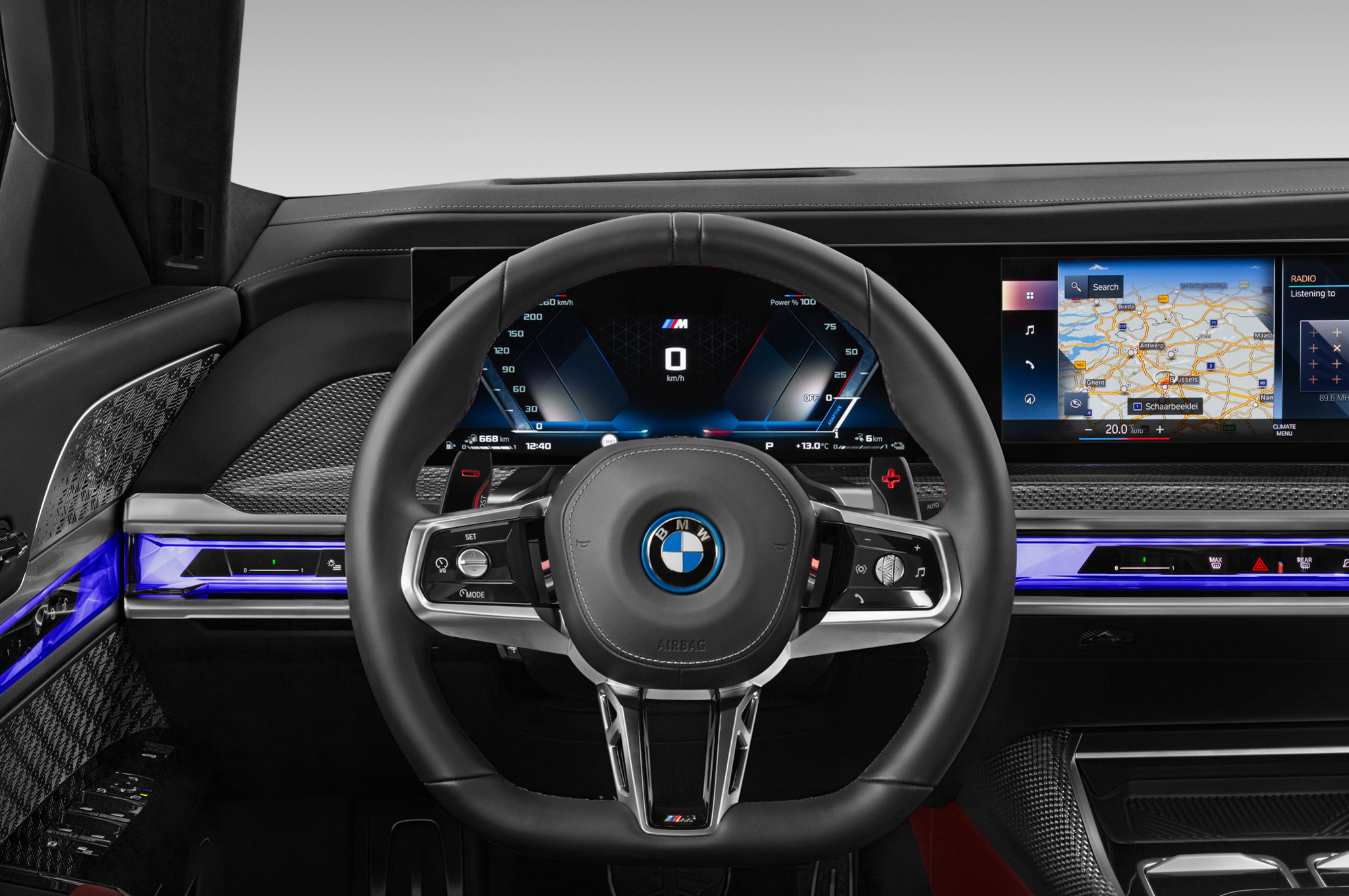 BMW 7 Series Plug-in Hybrid (Baujahr 2024) M760e xDrive 4 Türen Lenkrad