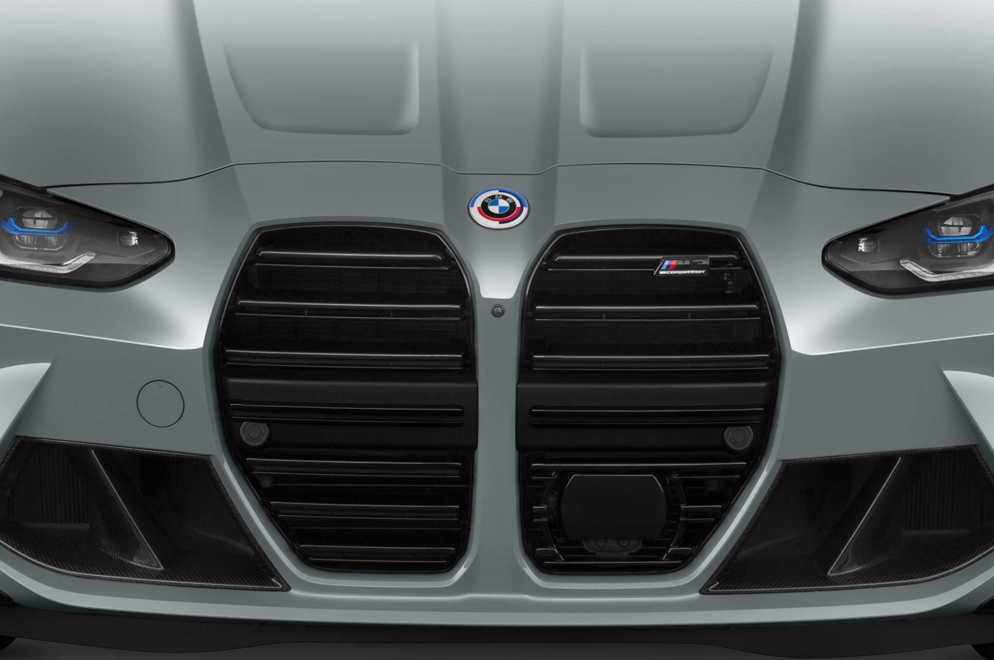 BMW 3 Series Touring (Baujahr 2023) M3 Competition 5 Türen Kühlergrill und Scheinwerfer