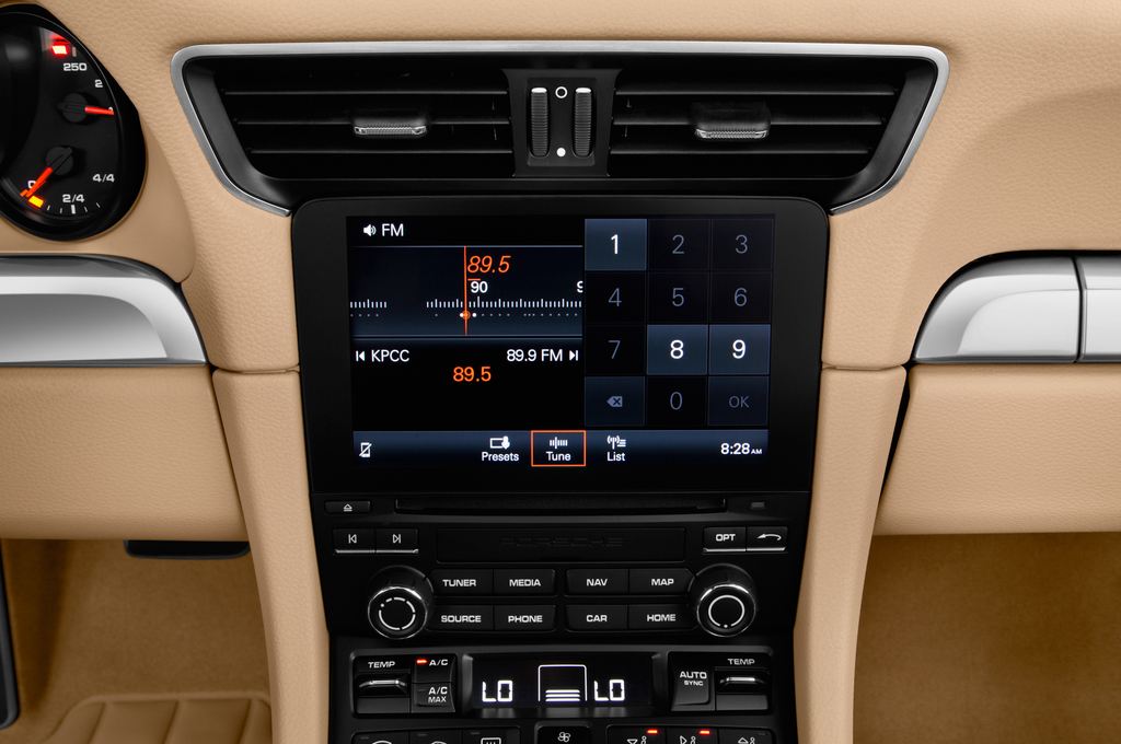 Porsche 911 (Baujahr 2017) Carrera 2 Türen Radio und Infotainmentsystem