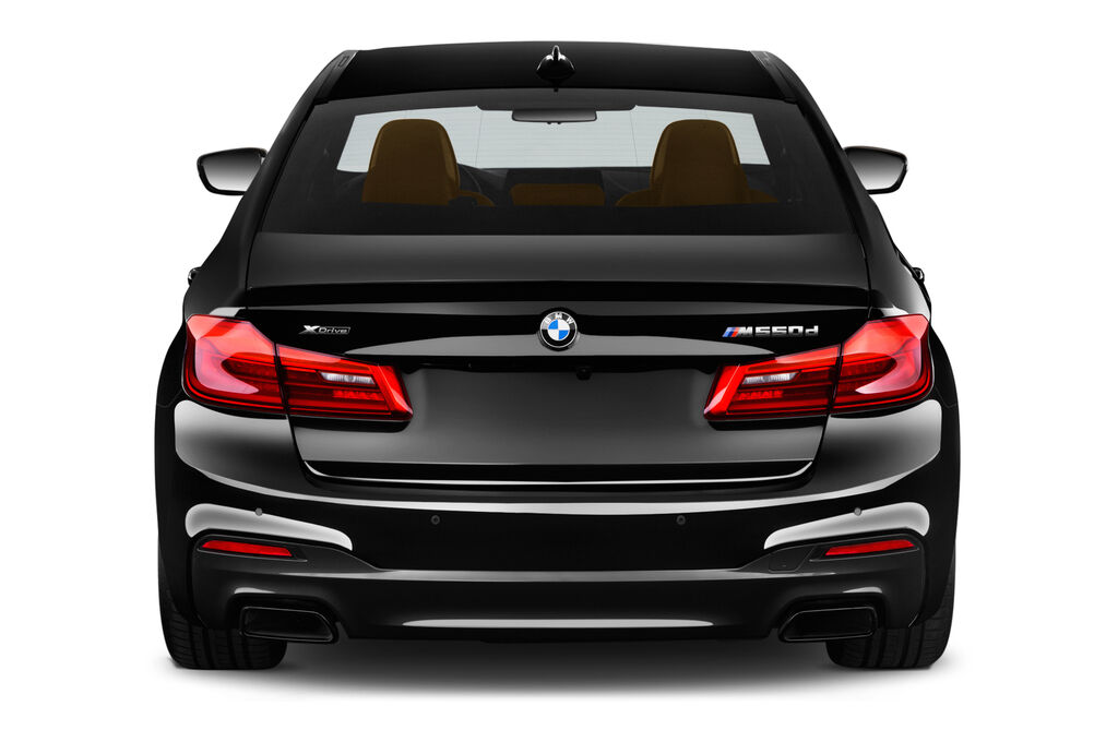BMW 5 Series (Baujahr 2018) - 4 Türen Heckansicht