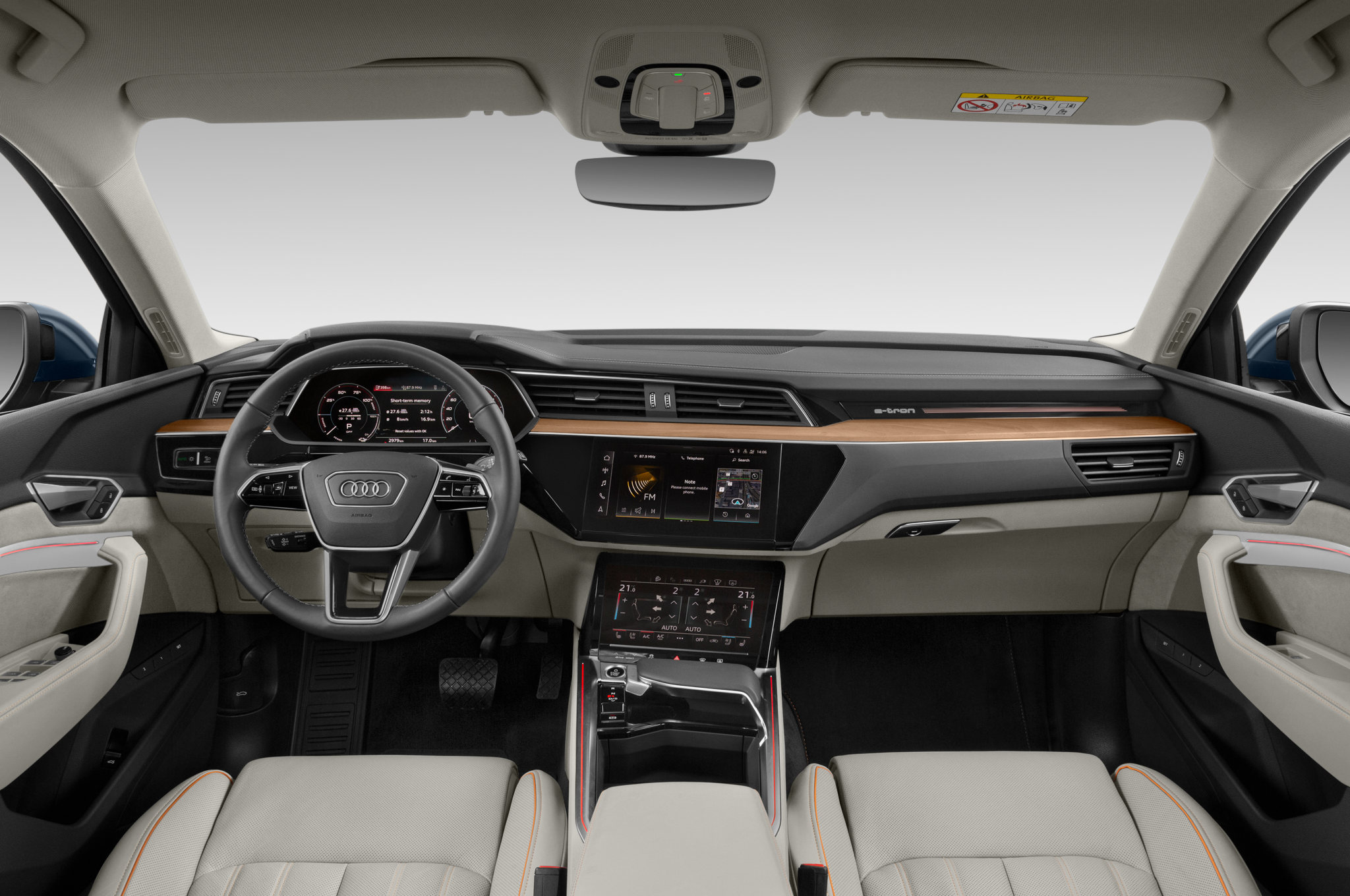 Audi Q8 e-tron (Baujahr 2023) Advanced 5 Türen Cockpit und Innenraum