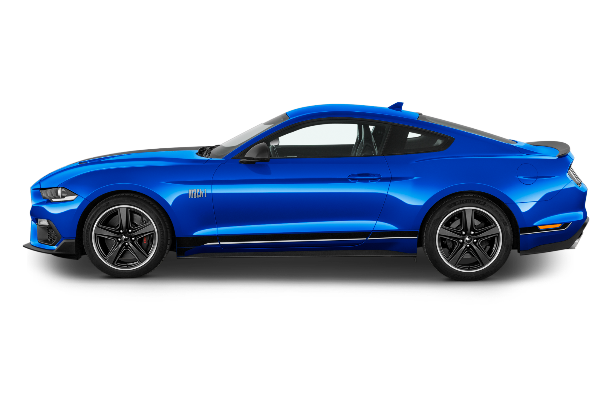 Ford Mustang (Baujahr 2021) Mach 1 2 Türen Seitenansicht