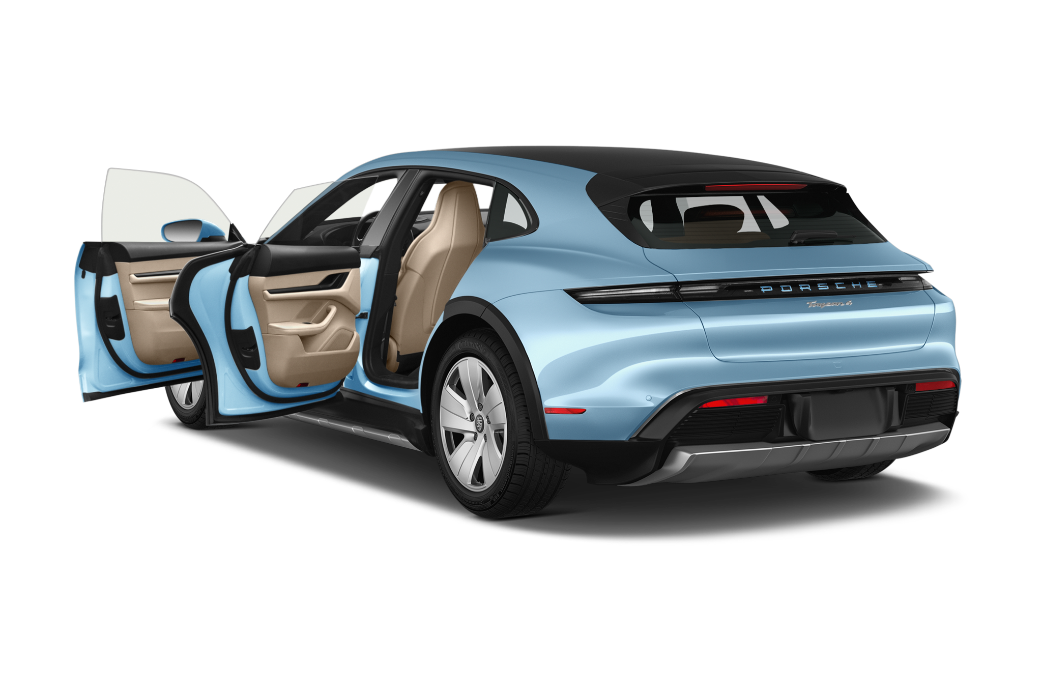 Porsche Taycan (Baujahr 2022) 4 Cross Turismo 5 Türen Tür geöffnet