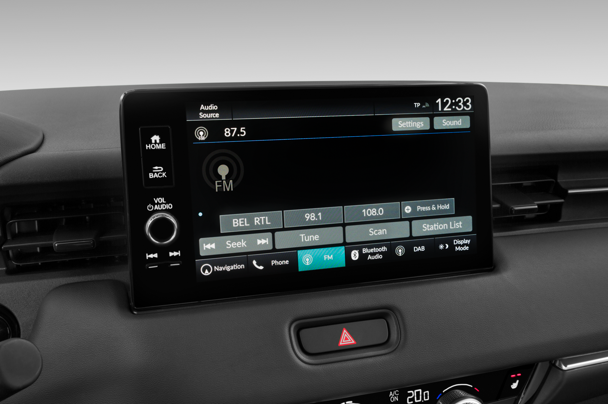 Honda HR-V Hybrid (Baujahr 2022) Advance 5 Türen Radio und Infotainmentsystem