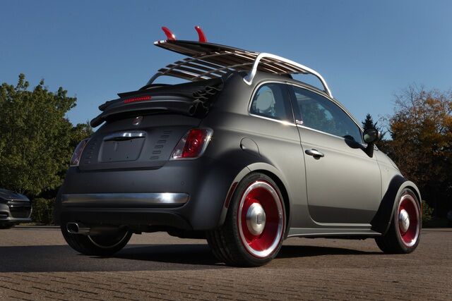 Fiat 500 Beach Cruiser - Auf der Surfer-Welle