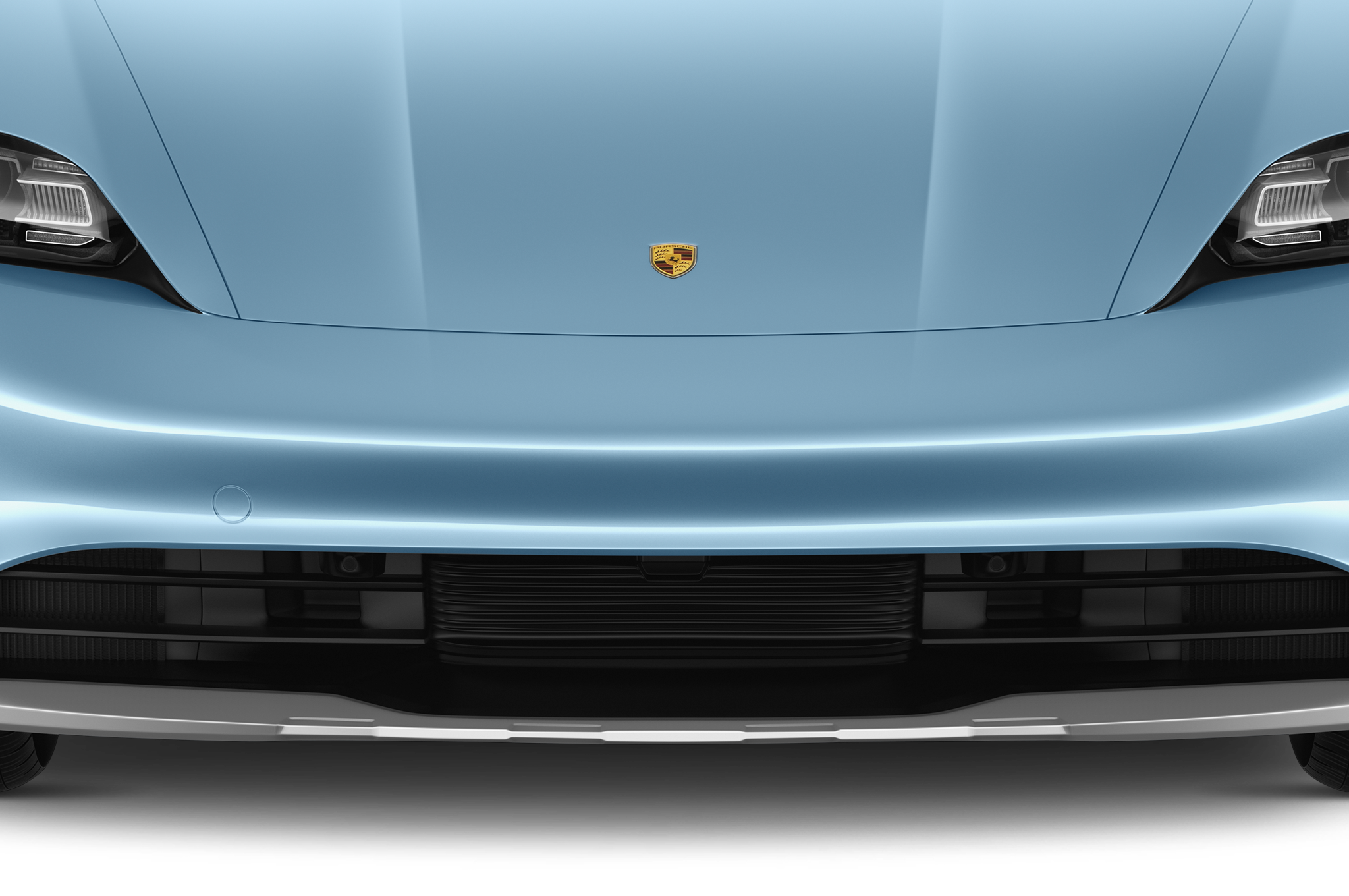 Porsche Taycan (Baujahr 2022) 4 Cross Turismo 5 Türen Kühlergrill und Scheinwerfer