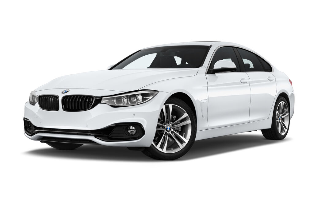 BMW 4 Series Gran Coupe (Baujahr 2018) Sport Line 5 Türen seitlich vorne mit Felge