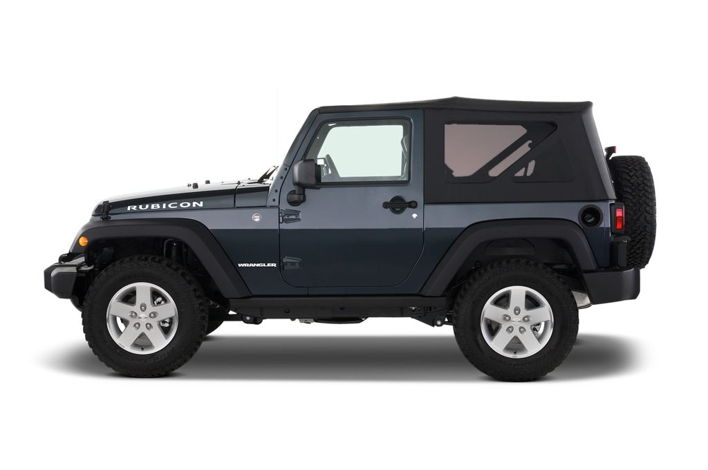 Jeep Wrangler (Baujahr 2010) Rubicon 3 Türen Seitenansicht