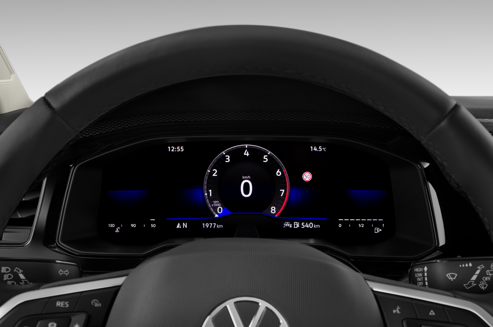 Volkswagen Taigo (Baujahr 2022) Life 5 Türen Tacho und Fahrerinstrumente