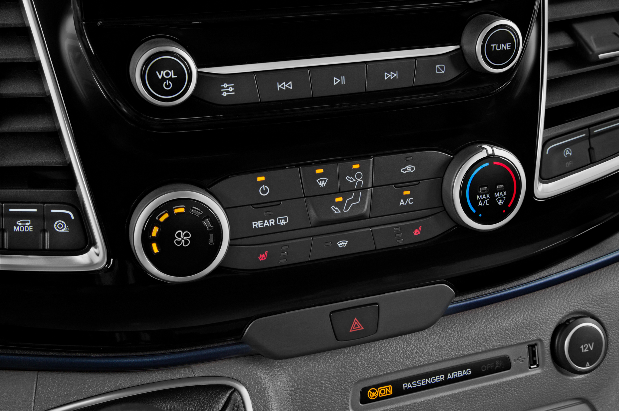 Ford Tourneo Custom (Baujahr 2021) Active 5 Türen Temperatur und Klimaanlage