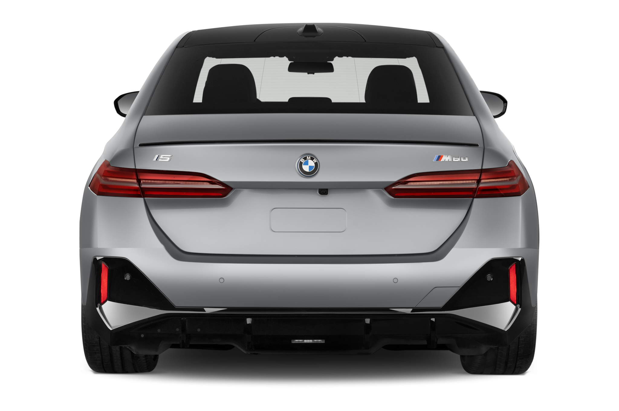 BMW i5 (Baujahr 2024) M60 xDrive 5 Türen Heckansicht