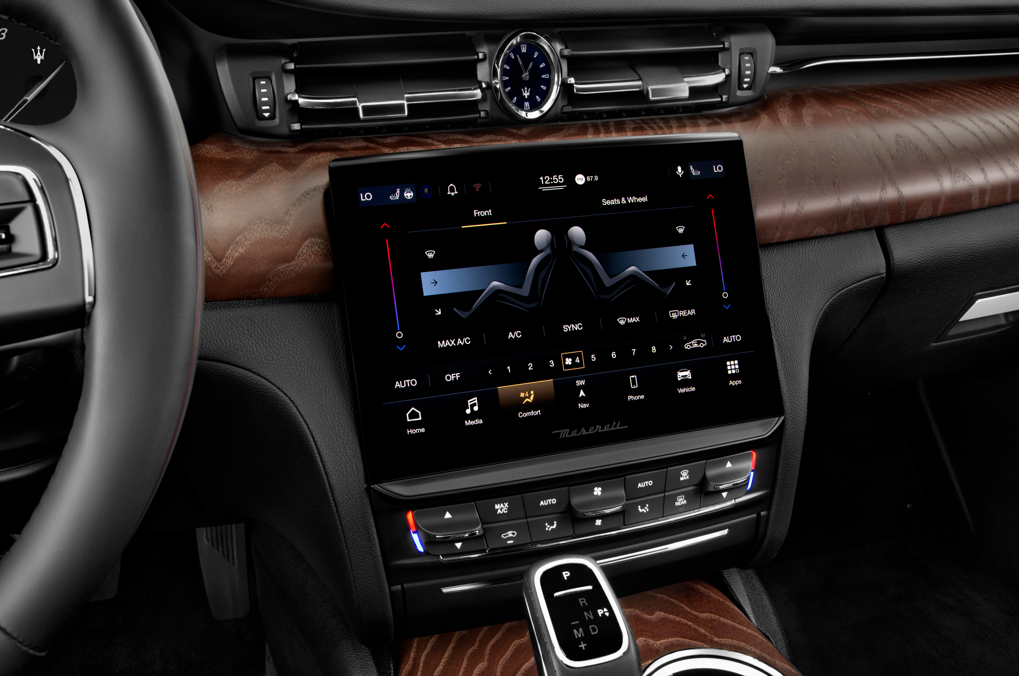 Maserati Quattroporte (Baujahr 2022) GT 4 Türen Temperatur und Klimaanlage