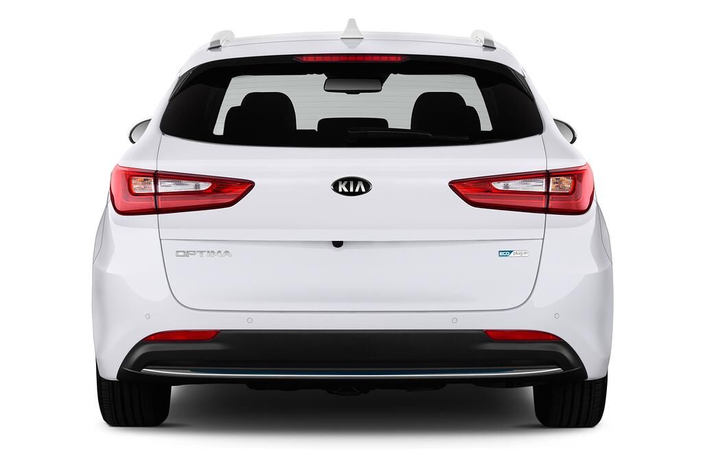 KIA Optima SW PHEV (Baujahr 2019) - 5 Türen Heckansicht