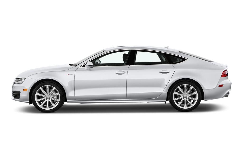 Audi A7 (Baujahr 2012) 3.0 TFSI Quattro 5 Türen Seitenansicht