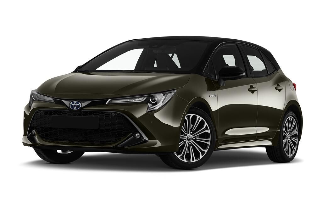 Toyota Corolla (Baujahr 2019) Hybrid Club 5 Türen seitlich vorne mit Felge