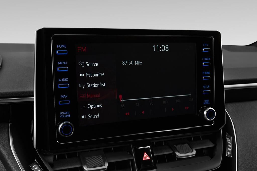 Toyota Corolla (Baujahr 2019) Hybrid Club 5 Türen Radio und Infotainmentsystem