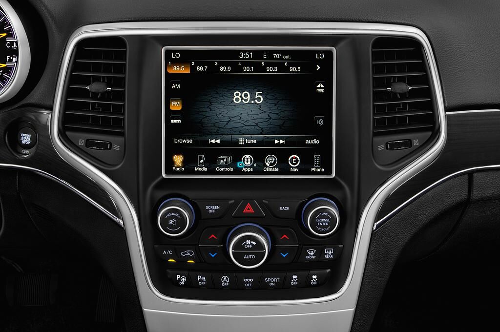 Jeep Grand Cherokee (Baujahr 2018) Overland 5 Türen Radio und Infotainmentsystem