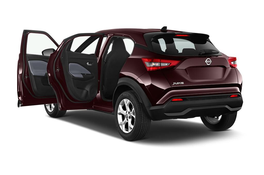Nissan Juke (Baujahr 2020) Acenta 5 Türen Tür geöffnet