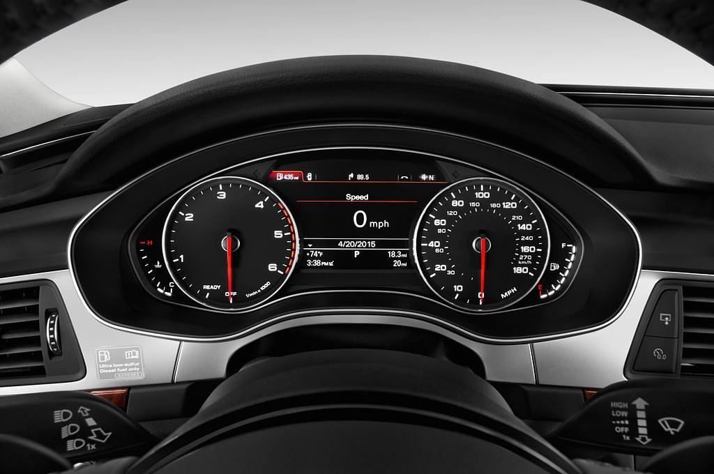 Audi A6 (Baujahr 2016) Competition 4 Türen Tacho und Fahrerinstrumente