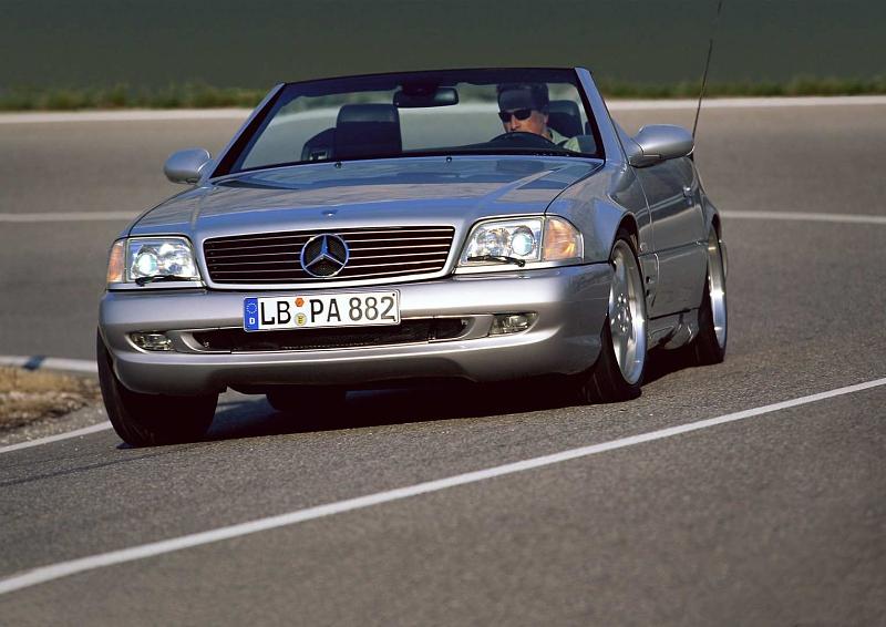 Hat Gene aus dem Sportwagenbau: der 525 PS starke Mercedes SL 73 AMG.