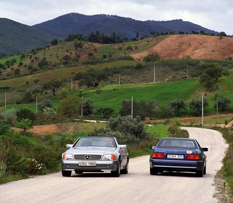 Der Mercedes SL wurde zwischen 1989 und 2001 gebaut.