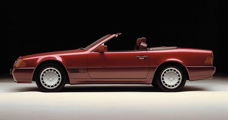 Ein Statussymbol auf vier Rädern: der Mercedes SL.
