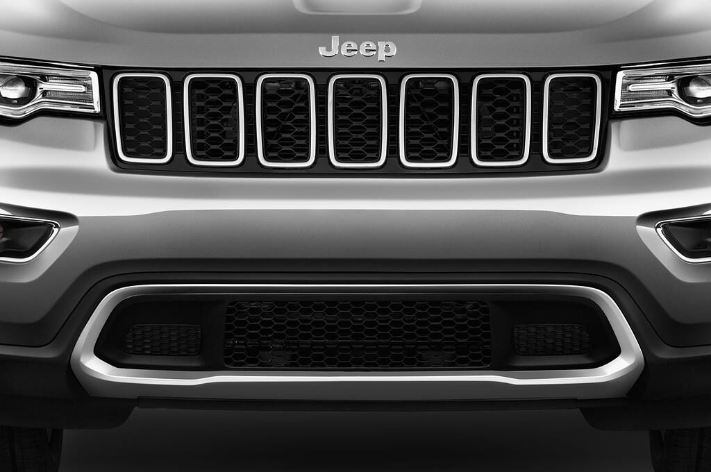 Jeep Grand Cherokee (Baujahr 2019) Limited 5 Türen Kühlergrill und Scheinwerfer