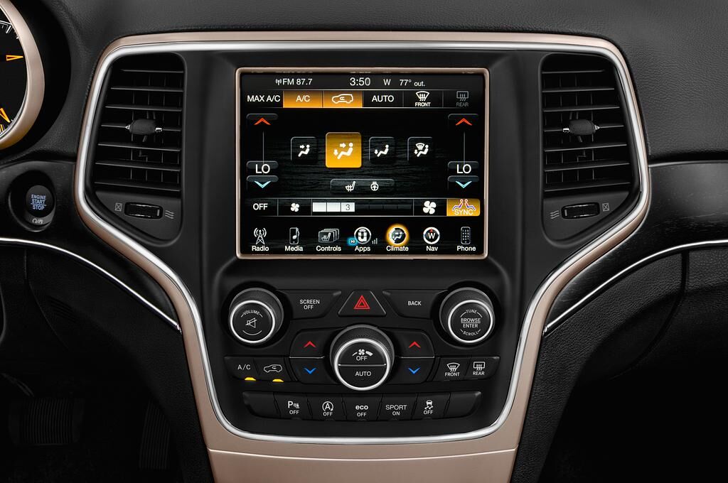 Jeep Grand Cherokee (Baujahr 2019) Limited 5 Türen Temperatur und Klimaanlage