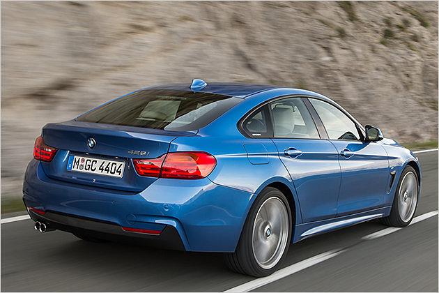 Ein markantes Detail des 4er Gran Coupé ist das dick eingerahmte dritte Seitenfenster