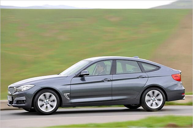 Genau hingeschaut: Das ist der 3er GT, ihn erkennt man am recht wuchtigen Heck