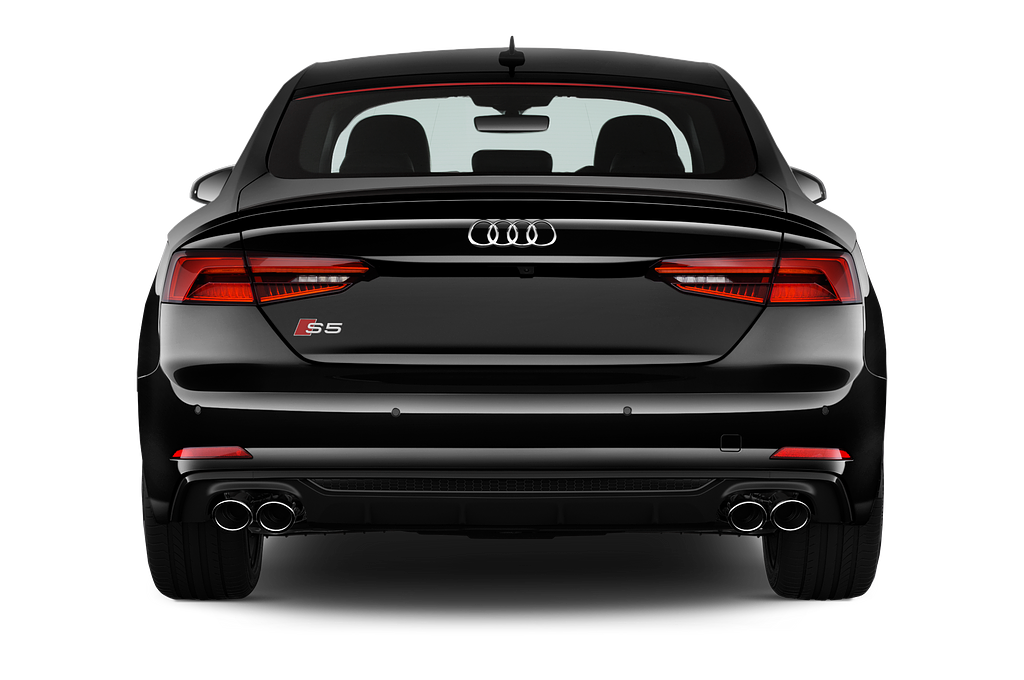 Audi S5 Sportback (Baujahr 2021) - 5 Türen Heckansicht