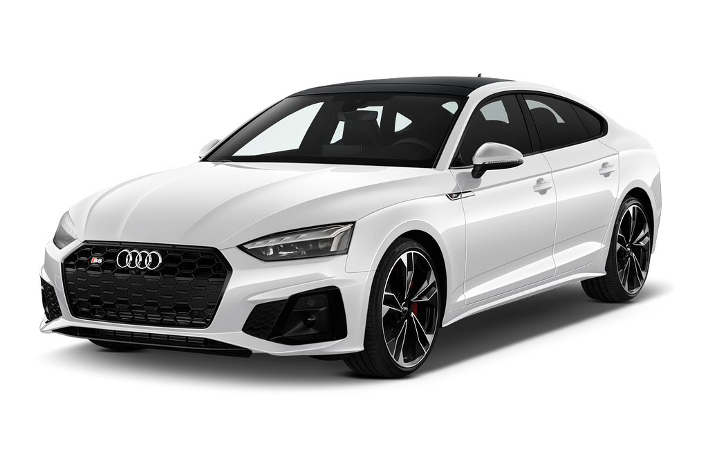 Audi S5 Sportback (Baujahr 2021) - 5 Türen seitlich vorne