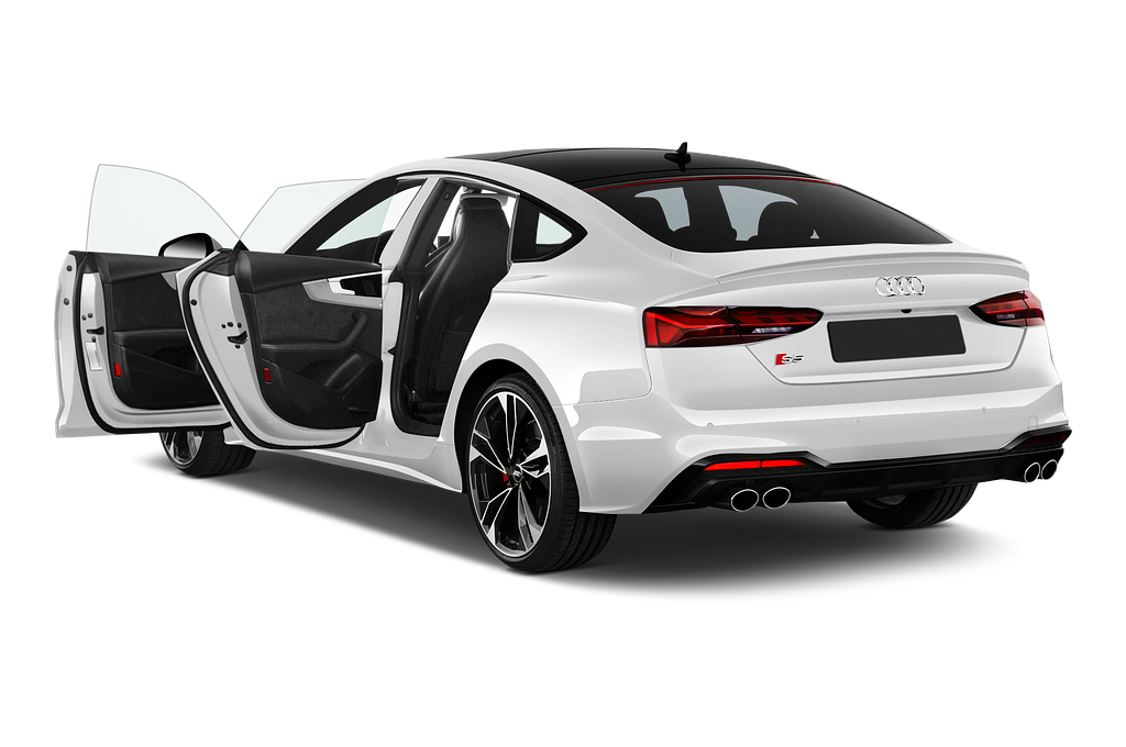 Audi S5 Sportback (Baujahr 2021) - 5 Türen Tür geöffnet