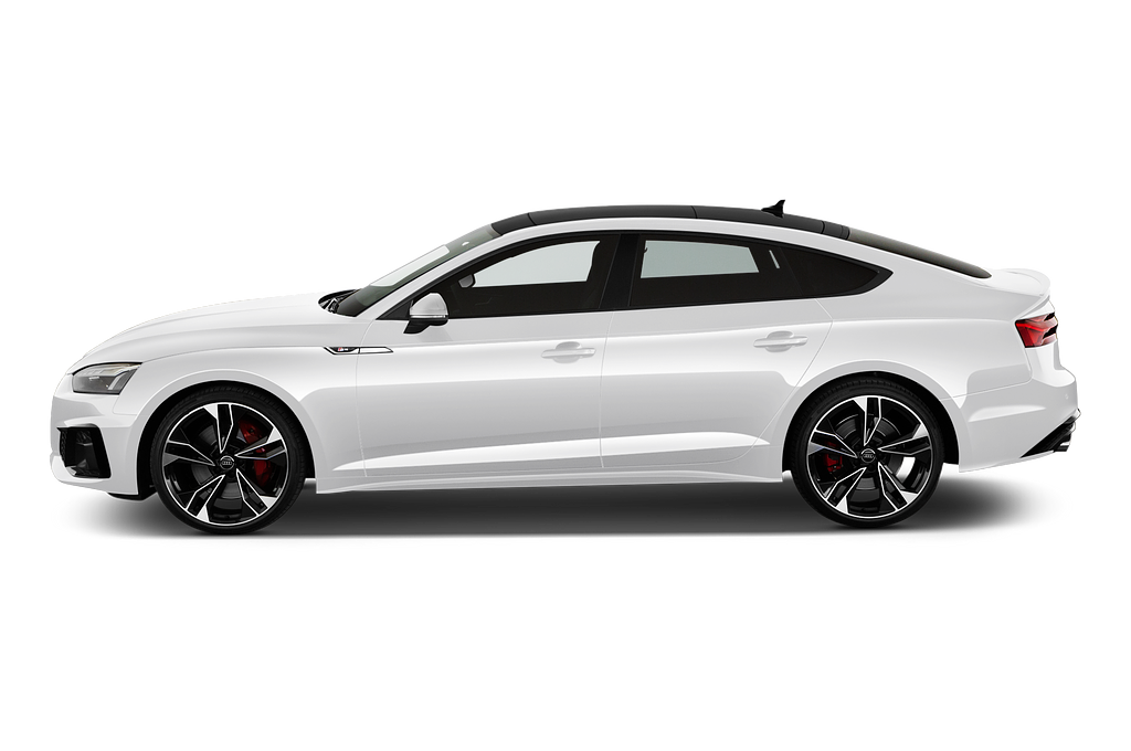 Audi S5 Sportback (Baujahr 2021) - 5 Türen Seitenansicht