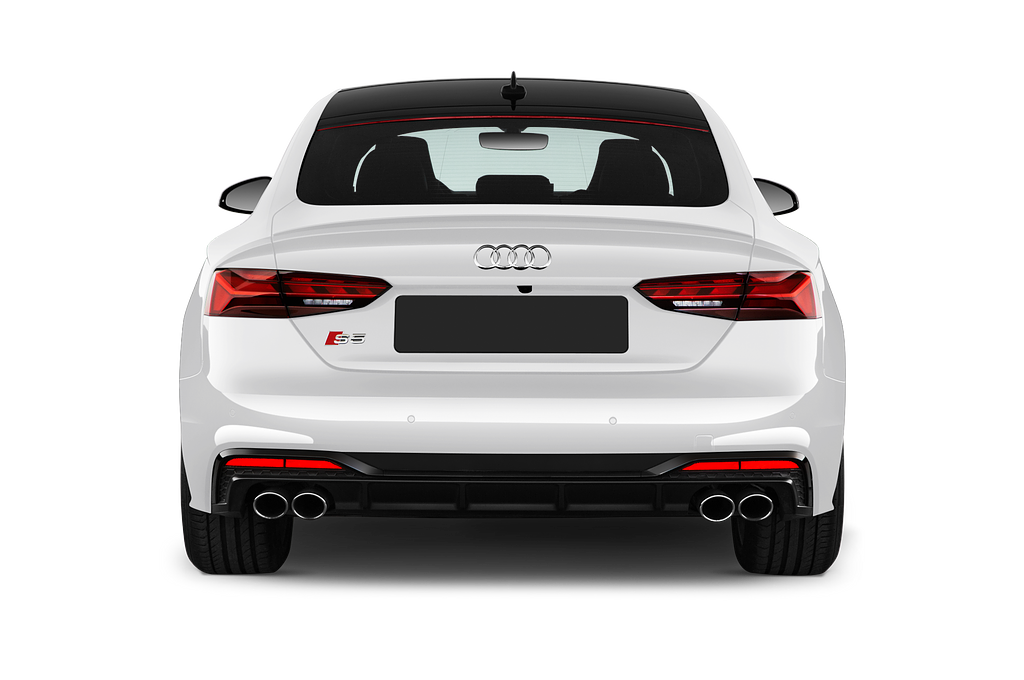 Audi S5 Sportback (Baujahr 2021) - 5 Türen Heckansicht