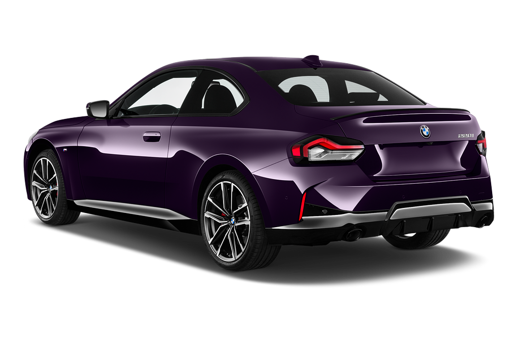 BMW 2 Series (Baujahr 2022) M Sportpaket 2 Türen seitlich hinten