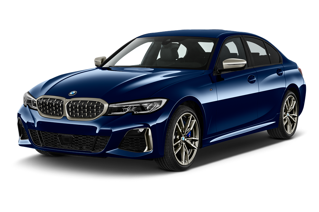 BMW 3 Series (Baujahr 2022) M340i 4 Türen seitlich vorne