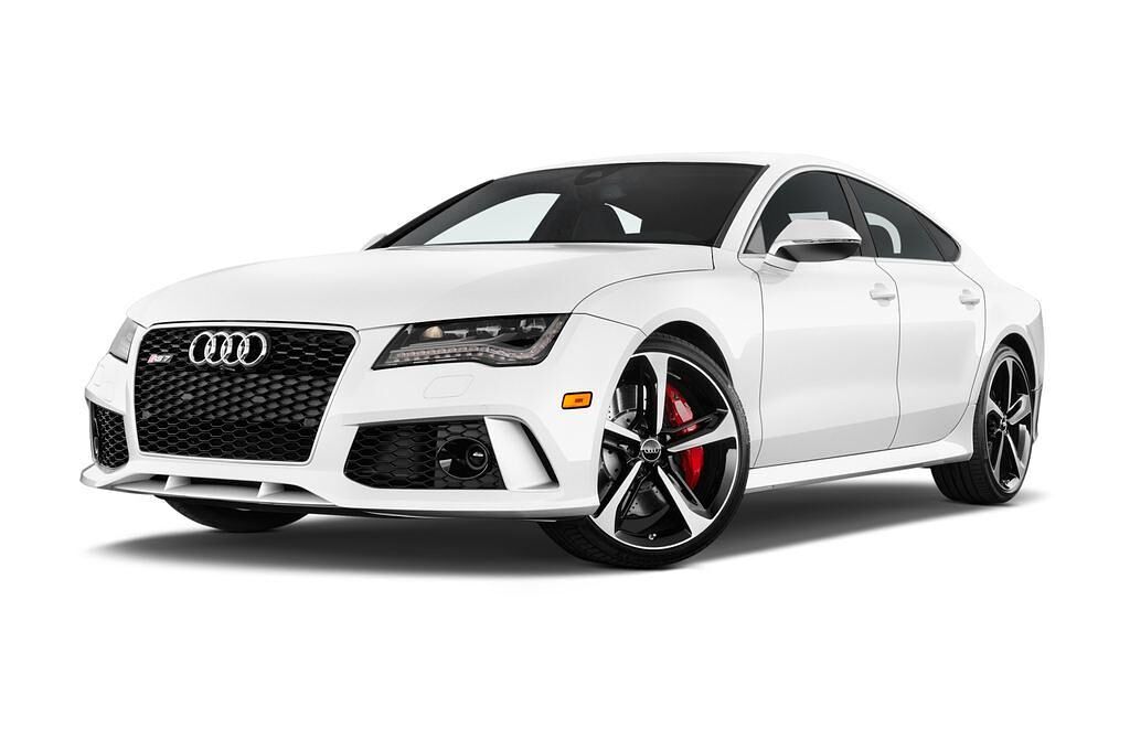 Audi RS7 (Baujahr 2015) 4.0 Tfsi Quattro Tiptronic Sportback 5 Türen seitlich vorne mit Felge