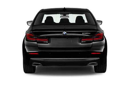 BMW 5 Series (Baujahr 2021) 530e Base 4 Türen Heckansicht