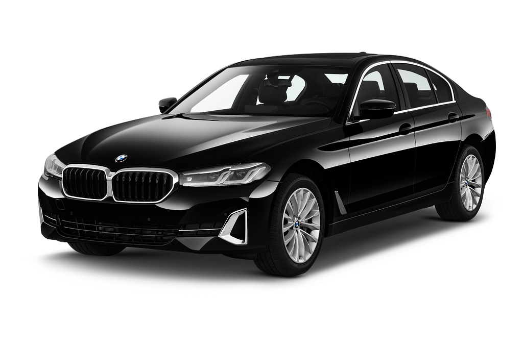BMW 5 Series (Baujahr 2021) Luxury Line 4 Türen seitlich vorne