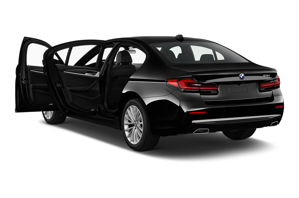 BMW 5 Series (Baujahr 2021) Luxury Line 4 Türen Tür geöffnet