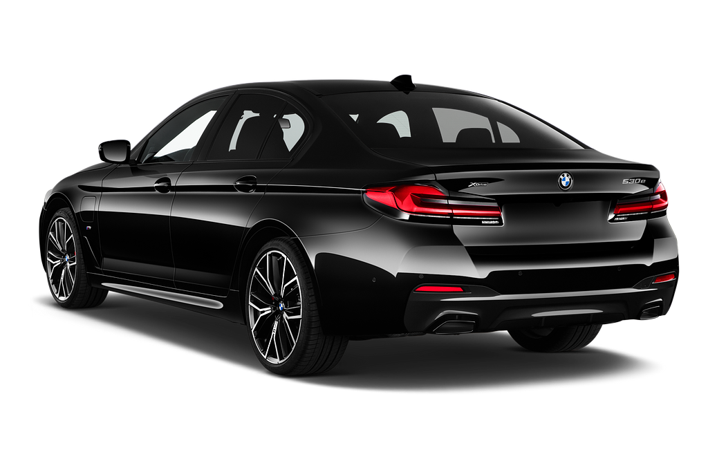 BMW 5 Series Plug-in-Hybrid (Baujahr 2020) M Sport Edition 4 Türen seitlich hinten