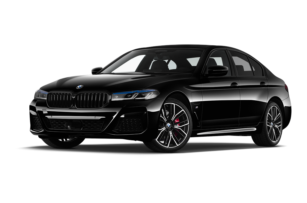 BMW 5 Series Plug-in-Hybrid (Baujahr 2020) M Sport Edition 4 Türen seitlich vorne mit Felge