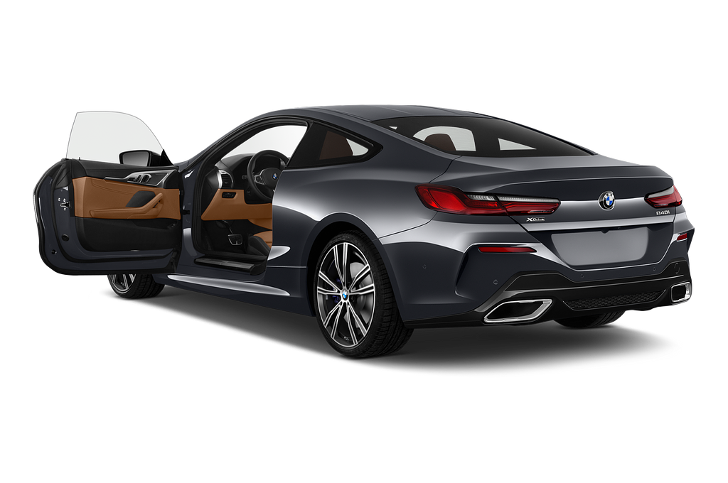 BMW 8 Series (Baujahr 2023) M840i 2 Türen Tür geöffnet