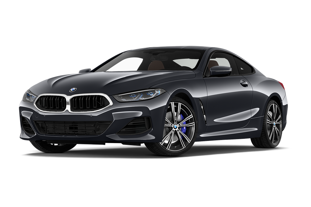 BMW 8 Series (Baujahr 2023) M840i 2 Türen seitlich vorne mit Felge