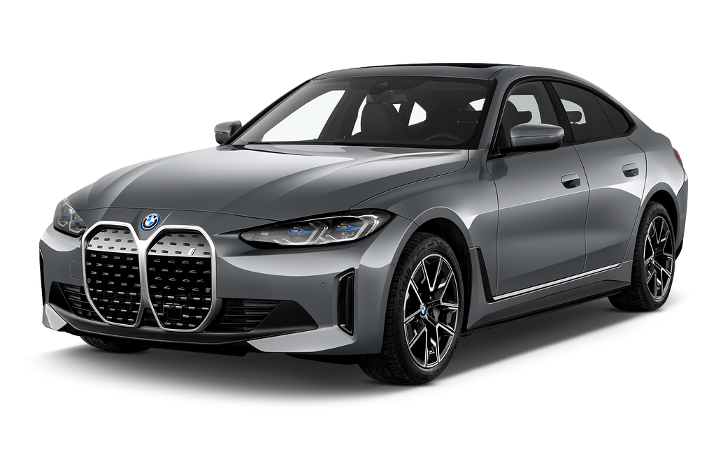 BMW i4 Gran Coupe (Baujahr 2022) Serie 5 Türen seitlich vorne