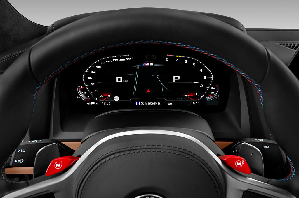 BMW M8 (Baujahr 2020) M8 Competition 2 Türen Tacho und Fahrerinstrumente