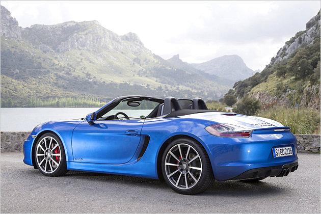 Auch der Boxster GTS kommt ohne Chrom aus