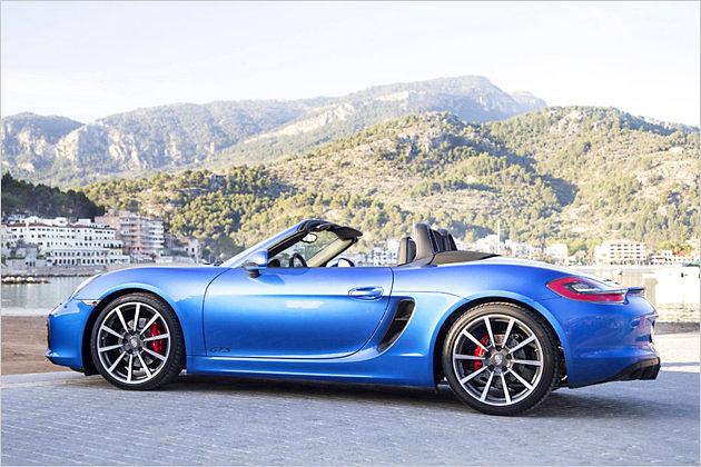 Die Höchstgeschwindigkeit des Boxster GTS beträgt 281 km/h (mit manueller Schaltung)